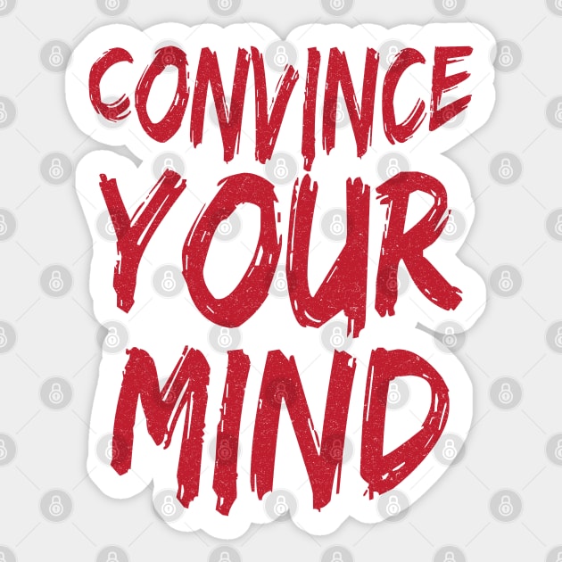 Convince Your Mind Sticker by DeDoodle